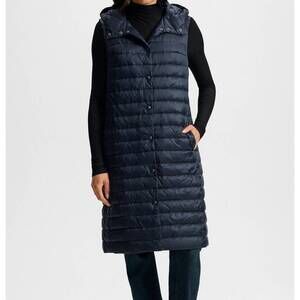 NEW VERONICA BEARD westbrook down puffer vest in navy